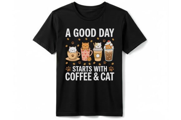 Good Day Starts with Coffee Cat T-Shirt Review
