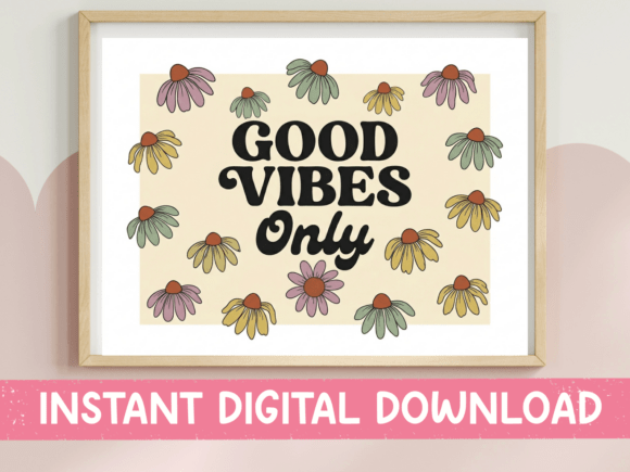 Good Vibes Only Coneflower Wall Art Review