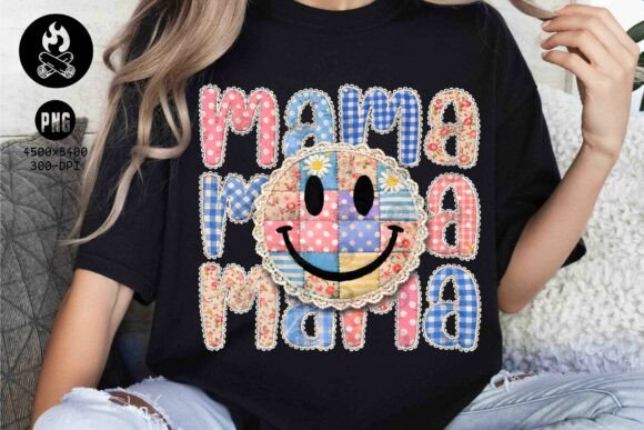 Mama Retro Quilt Patchwork Png Review