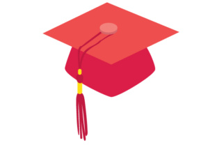 Red Graduation Cap: A Designer’s Stitch Test