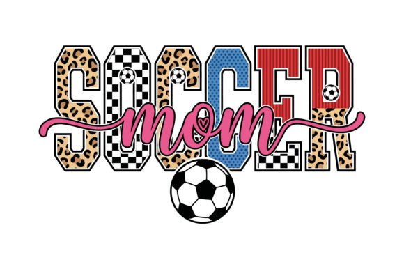 Soccer Mom Pattern Typography: A Stitch Test